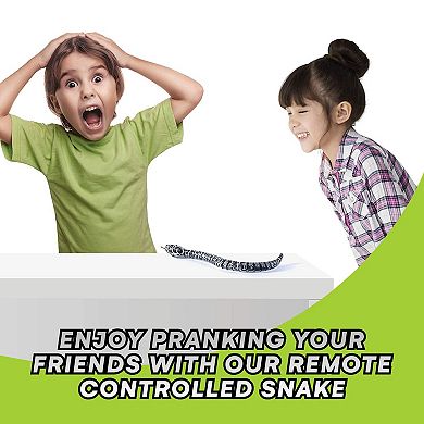 Realistic Remote Control Rattle Robot Snake Toy With Infrared Receiver Perfect For Kids