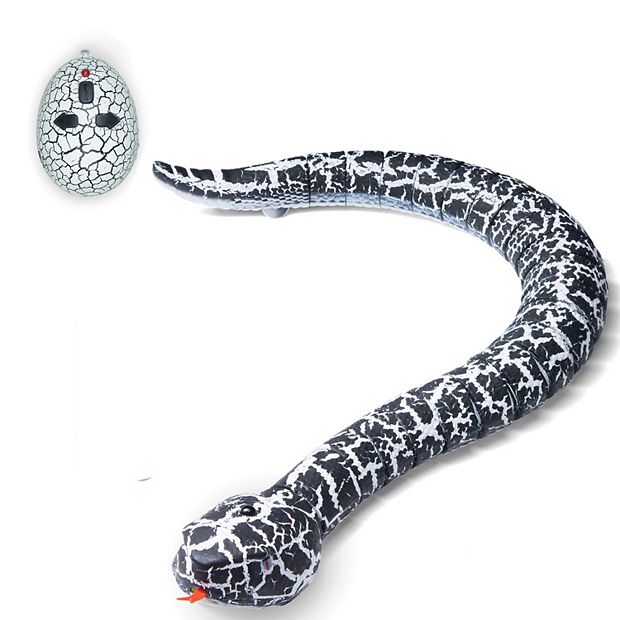 Realistic Remote Control Rattle Robot Snake Toy With Infrared Receiver Perfect For Kids