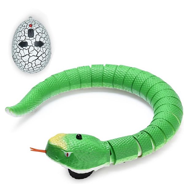 Realistic Remote Control Rattle Robot Snake Toy With Infrared Receiver ...