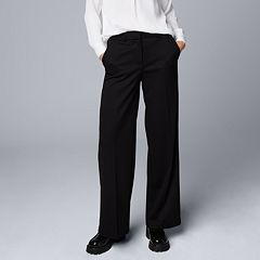 Women's Simply Vera Vera Wang High-Rise Ponte Bootcut Pants