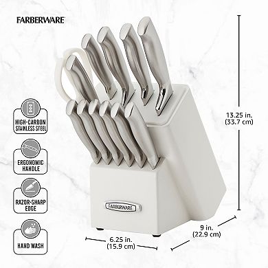 Farberware 13-Piece Edgekeeper Pro Cutlery Set