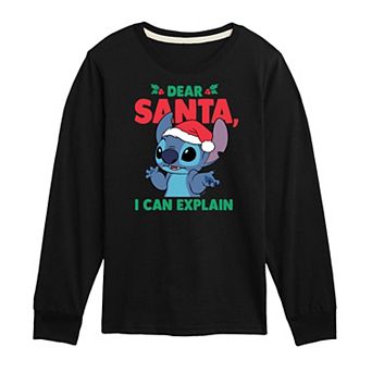 Disney's Lilo & Stitch Dear Santa I Can Explain Tee