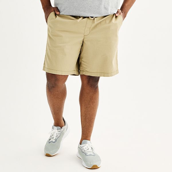 Big & Tall Sonoma Goods For Life® Everyday Pull-On Shorts - Khaki (L TALL)