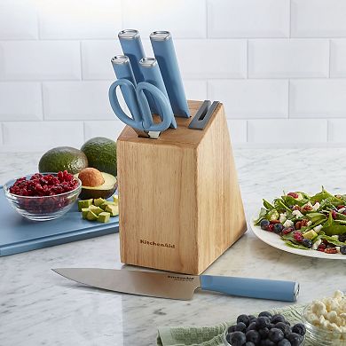 KitchenAid Blue Classic 7-Piece Knife Block Set