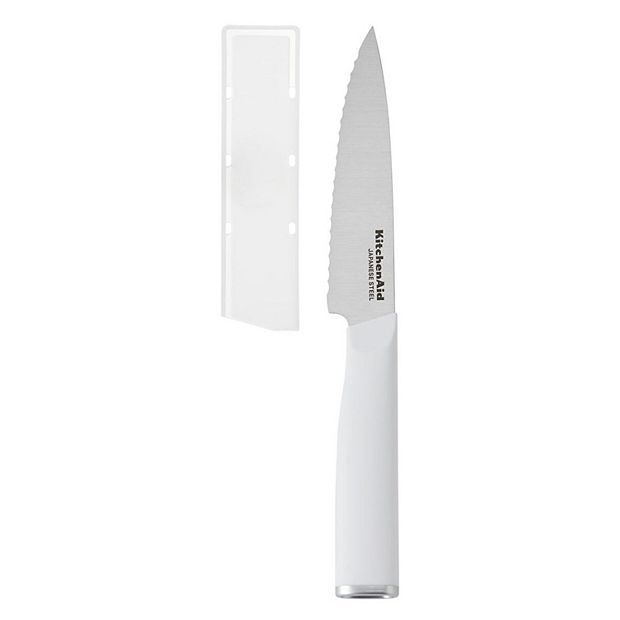 KitchenAid - KKFSS5SUST - Classic Forged 5.5-Inch Brushed Stainless  Serrated Utility Knife-KKFSS5SUST