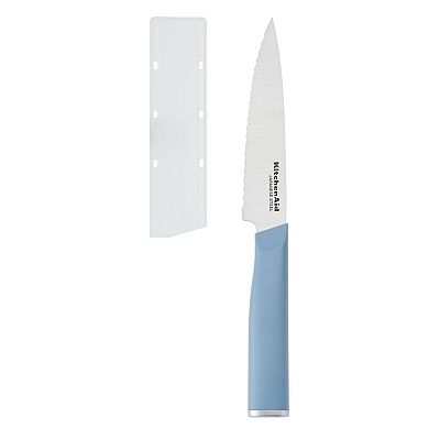 KitchenAid® 4-Piece High-Carbon Stainless Steel Knife Set with Custom-Fit Blade Covers