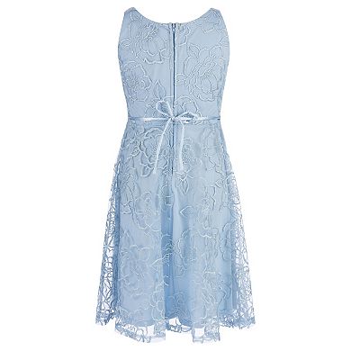 Girls 7-16 Speechless Floral Embroidered Tulle Dress