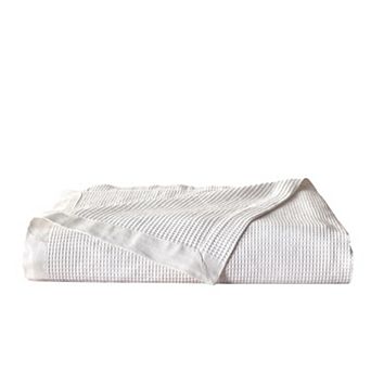 Madelinen Waffle Weave Knit Blanket