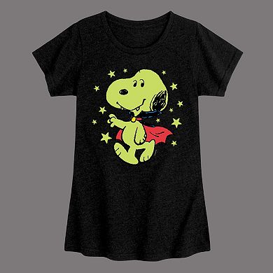 Girls' Peanuts Snoopy Vampire Graphic Tee