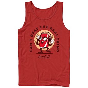 Men's Coca-Cola Cool Walking Soda Can Graphic Tank Top