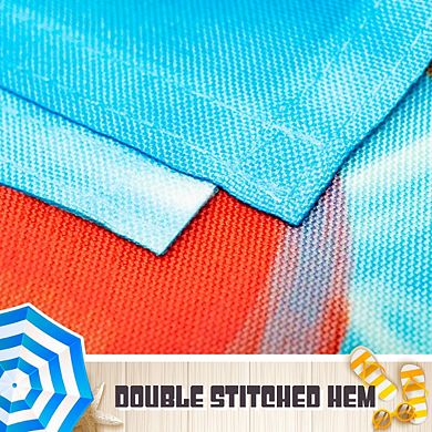 G128 Garden Flag Summer Fun with Cat in Pool 12"x18"