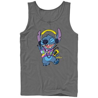 Disney's Lilo & Stitch Men's Cool Rockin Stitch Graphic Tank Top