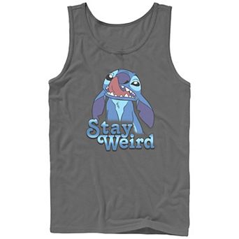 Disney's Lilo & Stitch Men's Stay Weird Stitch Graphic Tank Top
