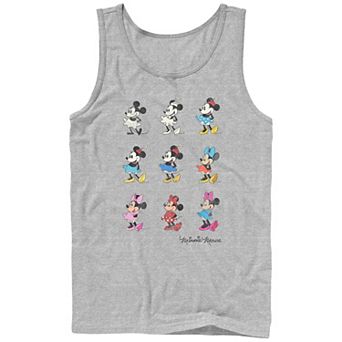 Disney's Minnie Mouse Men's Style Evolution Graphic Tank Top