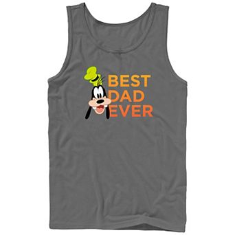 Disney's Mickey Mouse Men's Classic Goofy Best Dad Ever Graphic Tank Top