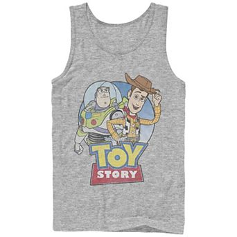 Disney / Pixar's Toy Story Woody And Buzz Poster Men's Graphic Tank Top