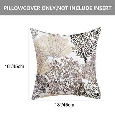 Soft Polyester Throw Pillow Covers for Sofa 18" x 18"