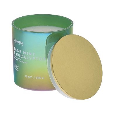 Sonoma Goods For Life® 13-oz. 3-Wick Sage Mint & Eucalyptus Brights Candle Jar