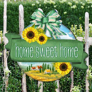 Home Sweet Home Wreath Door Décor by G.Debrekht - Welcome Sign Décor