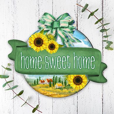 Home Sweet Home Wreath Door Décor by G.Debrekht - Welcome Sign Décor