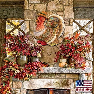 Thanksgiving Tom the Turkey Halloween 24-Inch Door Decor by G. DeBrekht - Thanksgiving Decor