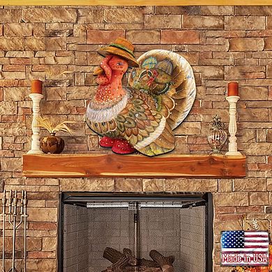 Thanksgiving Tom the Turkey Halloween 24-Inch Door Decor by G. DeBrekht - Thanksgiving Decor