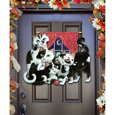 Cookies and Cream Halloween Door Decor by Laura Seeley - Thanksgiving Halloween Decor