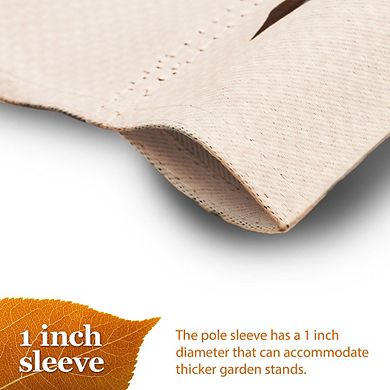 G128 Garden Flag Happy Halloween 2 Witchy Gnomes 12"x18" Blockout