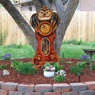 Owl Clock Halloween Door Decor by G. DeBrekht - Thanksgiving Halloween Decor