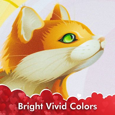 G128 Garden Flag XX Cats in Love 12"x18" 150D