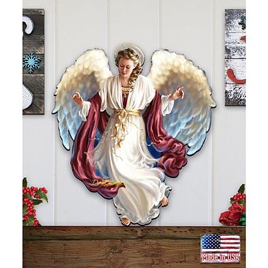 Celebrating the American Freedom 24-Inch Door Decor by Gelsinger - Patriotic Christmas Decor
