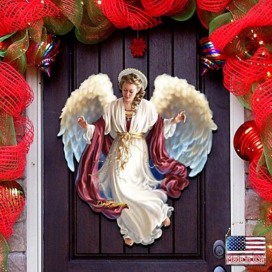 Celebrating the American Freedom 24-Inch Door Decor by Gelsinger - Patriotic Christmas Decor