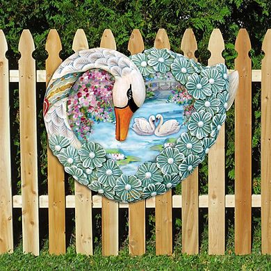 Love Decorative 24-Inch Handcrafted Wooden Door Decor by G. DeBrekht - Family Decor
