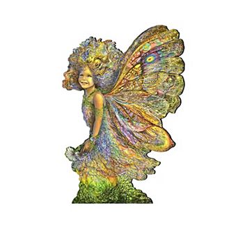 Fairy Holiday 24-Inch Handcrafted Wooden Door Hanger & Wall Art by Josephine Wall - Christmas Decor