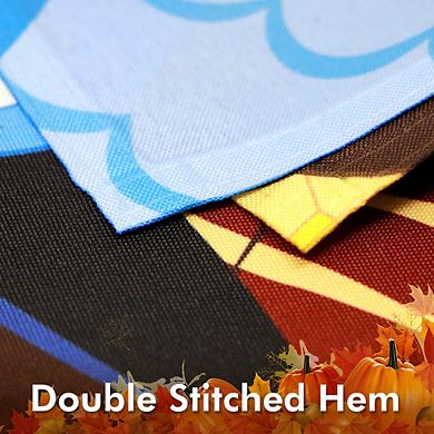 G128 Garden Flag XX Pilgrim Turkey Yellow BG 12"x18" 150D