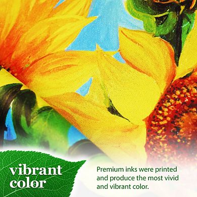 G128 Garden Flag Welcome Sunflowers Blue Sky 12"x18" Blockout