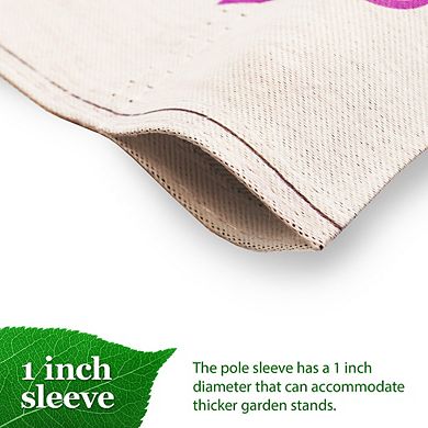 G128 Garden Flag Happy Easter Gnome in Truck 12"x18" Blockout