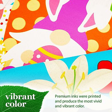 G128 Garden Flag Happy Easter Gnome in Truck 12"x18" Blockout