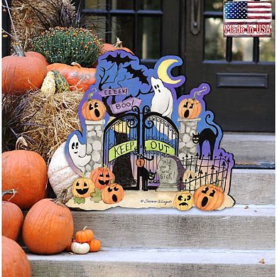 Halloween Scene Door Decor by Susan Winget - Thanksgiving Halloween Decor