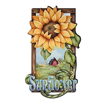 Sunflower Farms Halloween 24-Inch Door Decor by J. Mills-Price - Cheerful Thanksgiving Decor
