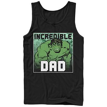 Men's Marvel Hulk Incredible Dad Graphic Tank Top