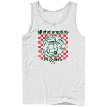 Men's Teenage Mutant Ninja Turtles Michelangelo's Pizzeria Graphic Tank Top