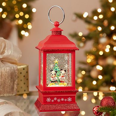 Disney's Mickey Mouse & Minnie Mouse Spinning Musical Light-Up Lantern Table Decor by Kurt Adler