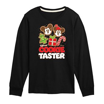 Disney's Mickey Mouse & Friends Boys 8-20 Cookie Taster Long Sleeve Graphic Tee