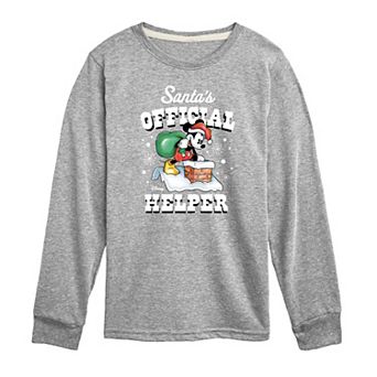 Disney's Mickey Mouse Boys 8-20 Official Helper Long Sleeve Graphic Tee