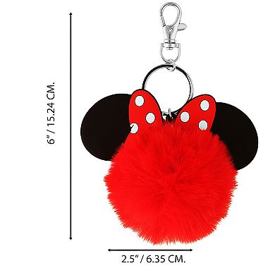 Disney's Minnie Mouse Pom Pom Key Chain