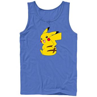 Men's Pokemon Looking Back Pikachu Tank Top