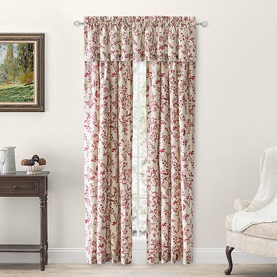 Waverly Gardens Tailored Panel Pair With Tiebacks Curtain