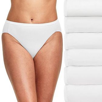 Hanes Ultimate 6-Pack Breathable Cotton Hi Cut Underwear 43H6CC