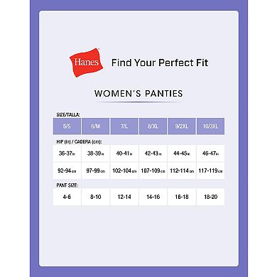 Hanes Ultimate 6-Pack Breathable Cotton Brief Underwear 40H6CC